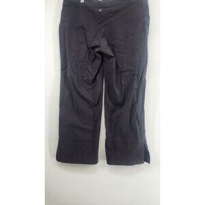 PrAna Breathe Cargo Hiking Pants in Black Poly Blend Women's S